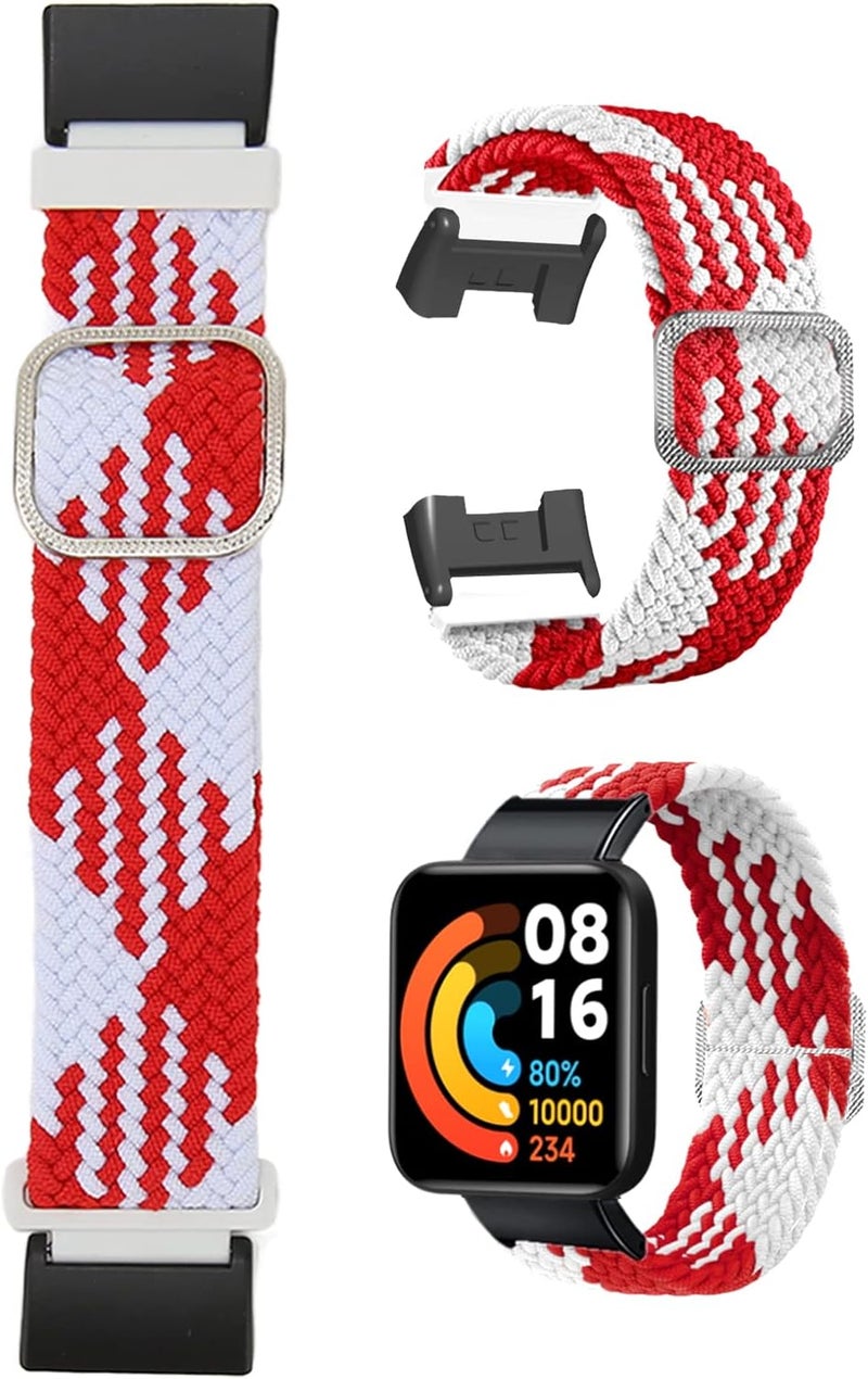 كلاراكو حزام ساعة من النايلون من كلاركو متوافق تمامًا مع موصل معدني مرن وحزام ساعة ذكية للسفر قابل للتهوية - Image 2