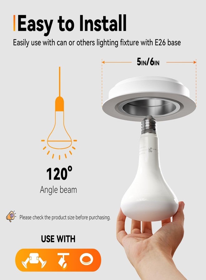 TJOY 12 Pack BR30 Led Bulb 65W Equivalent, Dimmable LED Flood Light Indoor, E26 Base, 5000K Daylight, 9W, 800 LM, Recessed Lighting Bulbs for Ceiling, Recessed Can, Living Room and Kitchen - Image 3