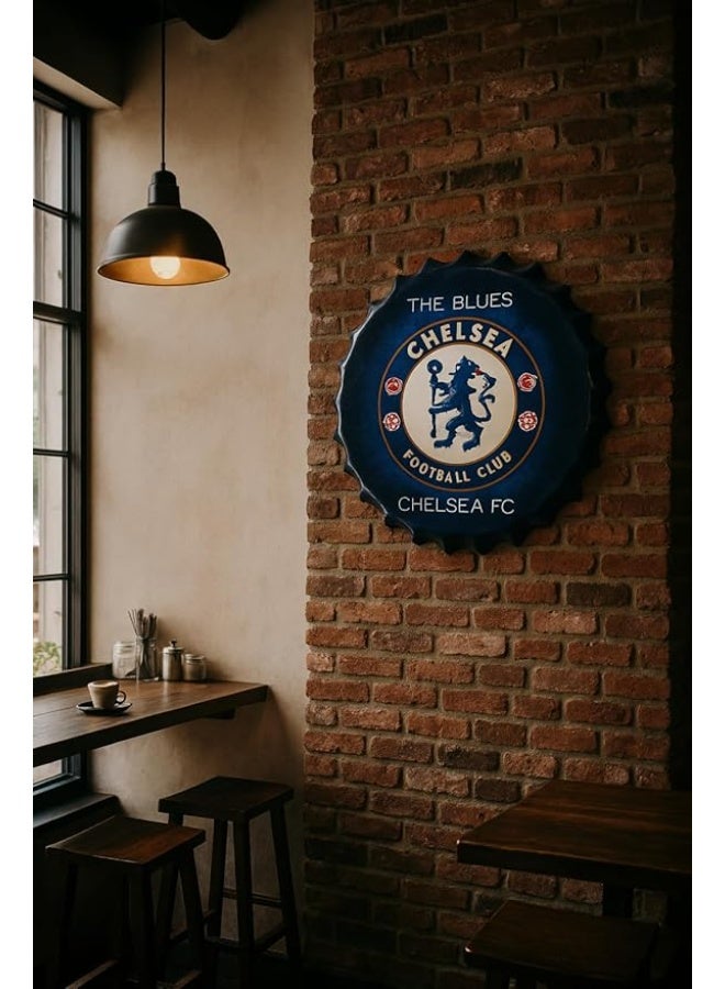 تشيلسي - لوحة جدارية من أغطية الزجاجات - Image 2