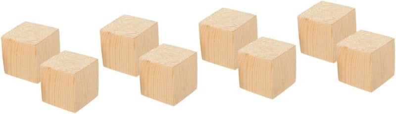 TEHAUX 8pcs Furniture Risers Stable and Practical Bed Lifters for Sofa Chair Table Wood Pad to Prevent Sliding and Wear - Image 1