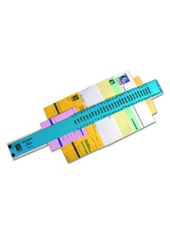 C-Line General Plastic Document Sorter Letter Size 32 Divisions 3 X 23.5 Inches Blue (30532)  - Image 2