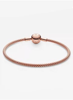Pandora Violet PANDORA Jewelry Mesh Rose Gold Bracelet  - Image 3
