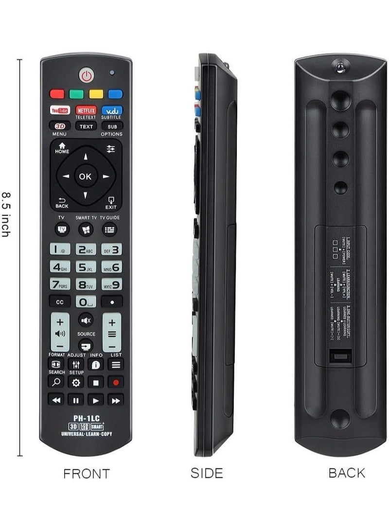 IAF Universal Remote Control with Luminous Buttons Compatible Replacement for Most 3D LCD LED Smart Plasma Philips TV - Image 2