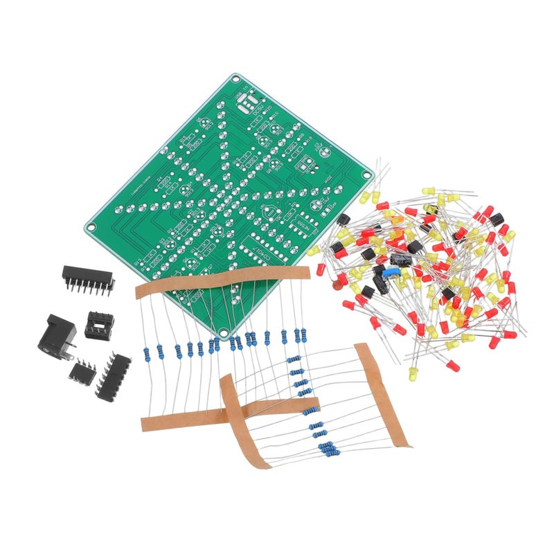 DIY LED Water Flow Light Kit Adjustable Speed Soldering Practice Circuit Experiment Module for Beginners - Image 2