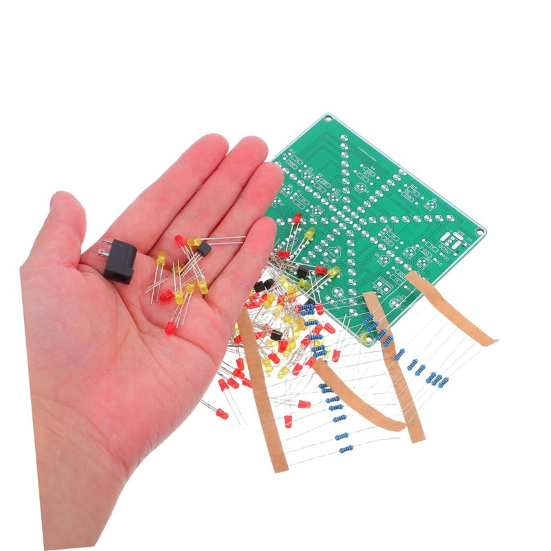 DIY LED Water Flow Light Kit Adjustable Speed Soldering Practice Circuit Experiment Module for Beginners - Image 5