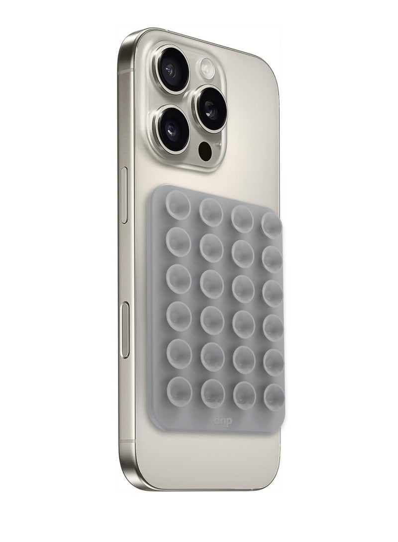 DRIP Magnetic silicone adhesive stand for mobile-Grey - Image 2