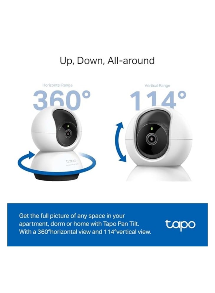 tapo TP-Link Tapo C220 Pan/Tilt Smart AI 2K 4MP QHD 1440p Home Security Wi-Fi Camera| Alexa & Google Assistant Enabled |Night Vision|Two-Way Audio| Motion Detection - Image 4