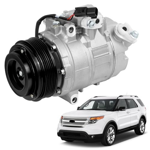 HPEVA Air Conditioner AC Compressor with Ford Explorer 2011 2012 2013 2014 2015#V6 3.5L,3496CC,Keep Cooling - Image 1