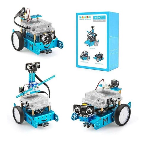 Makeblock Servo Pack Robot Add-on Pack Designed for mBot, 3-in-1 Robot Add-on Pack, 3+ Shapes