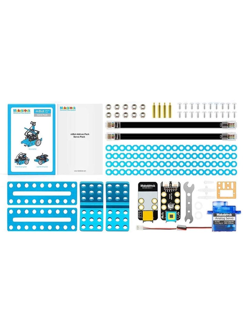 Makeblock Makeblock Servo Pack Robot Add-on Pack Designed for mBot, 3-in-1 Robot Add-on Pack, 3+ Shapes  - Image 2