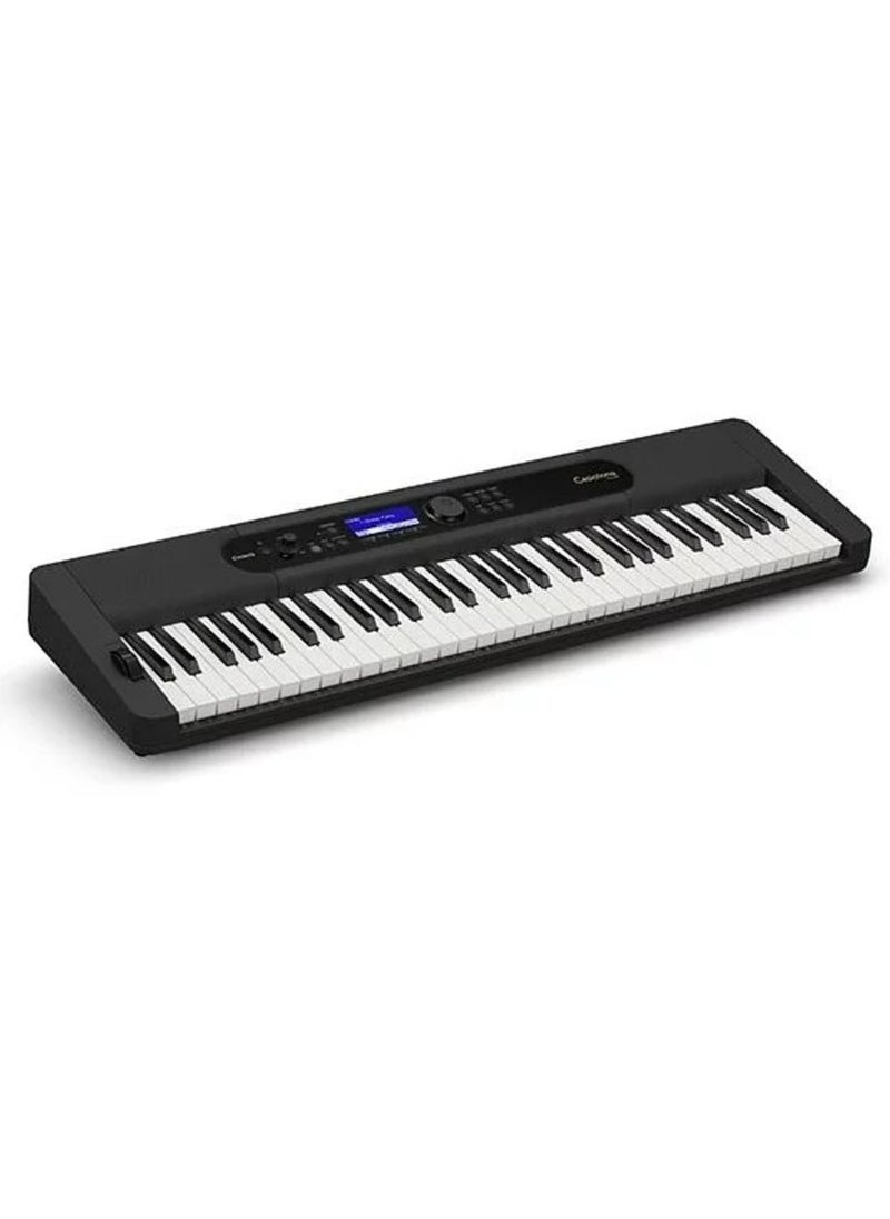 CASIO - Casio Casiotone CT-S410 61-Key Portable Keyboard-Balck - Image 1