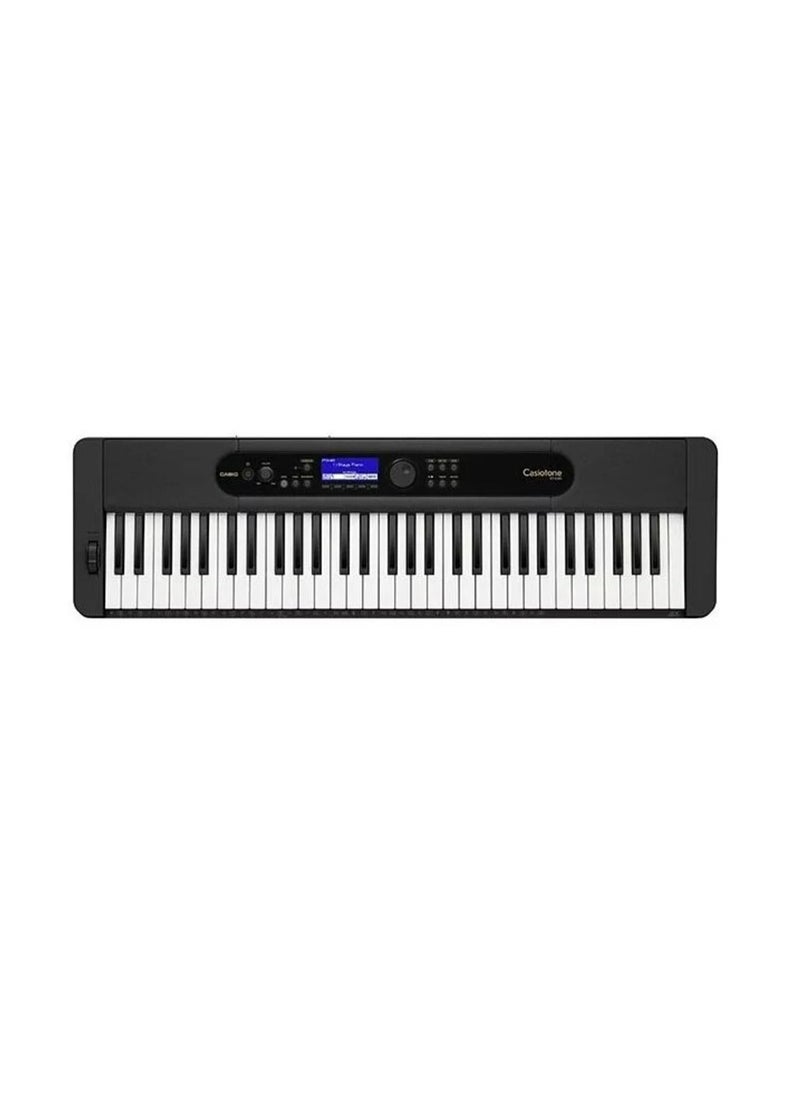 CASIO - Casio Casiotone CT-S410 61-Key Portable Keyboard-Balck - Image 1