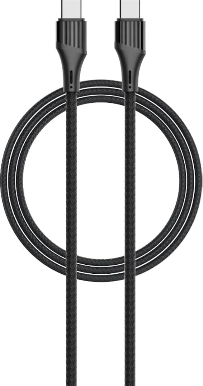 Ldnio LC631C (USB-C to USB-C) Fast Charging Cable, Long Durable Cord with PD Super Quick Charge for Samsung, Android & Type-C Devices â€“ High-Speed Data Transfer - Gray