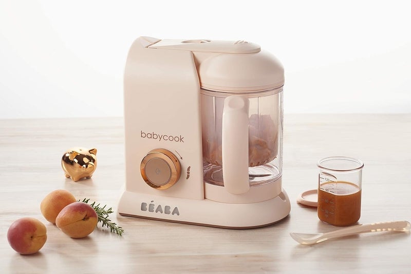 BEABA Beaba Babycook Solo Blending Bowl Compatible with Babycook Solo and Duo Baby Food Processor Tritan Official Accessory Rose Gold  - Image 4