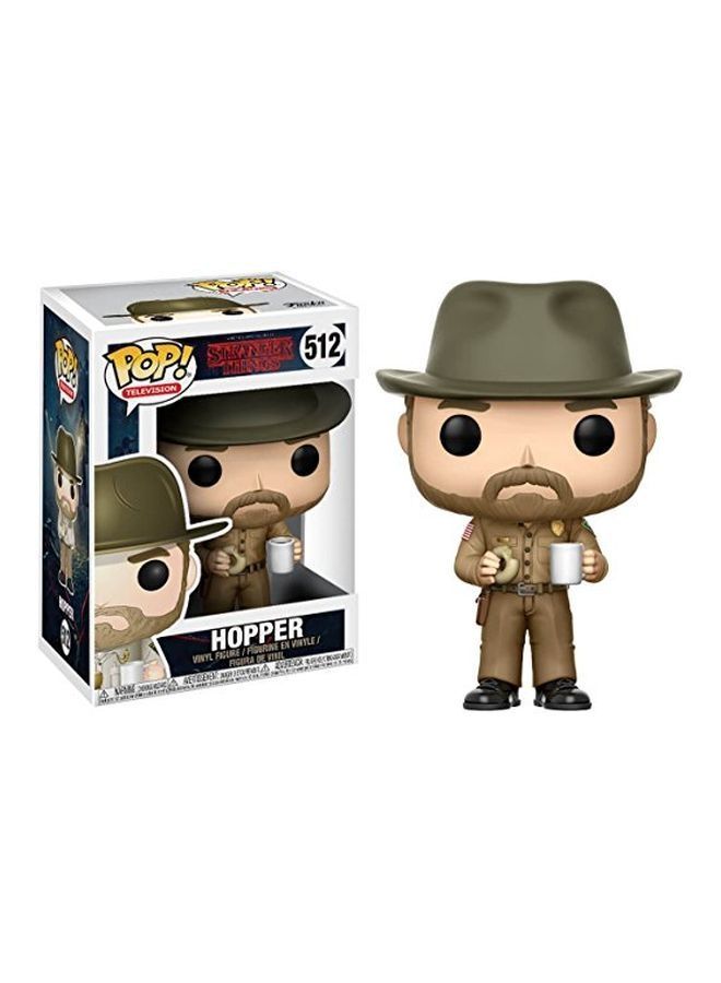 NIBEMINENT Stranger Things Hopper With Donut Pop Vinyl Statue SG_B073SJQY3G_US 3.75inch - Image 2