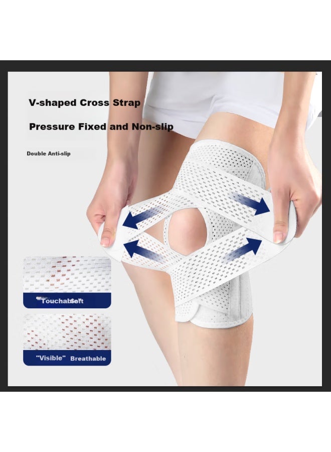 Tmt Knee Brace, Meniscus Sports Medical Knee Support, Patellar Strap, Knee Fixation Brace, Running And Hiking Knee Protector, For Men And Women, Size L
