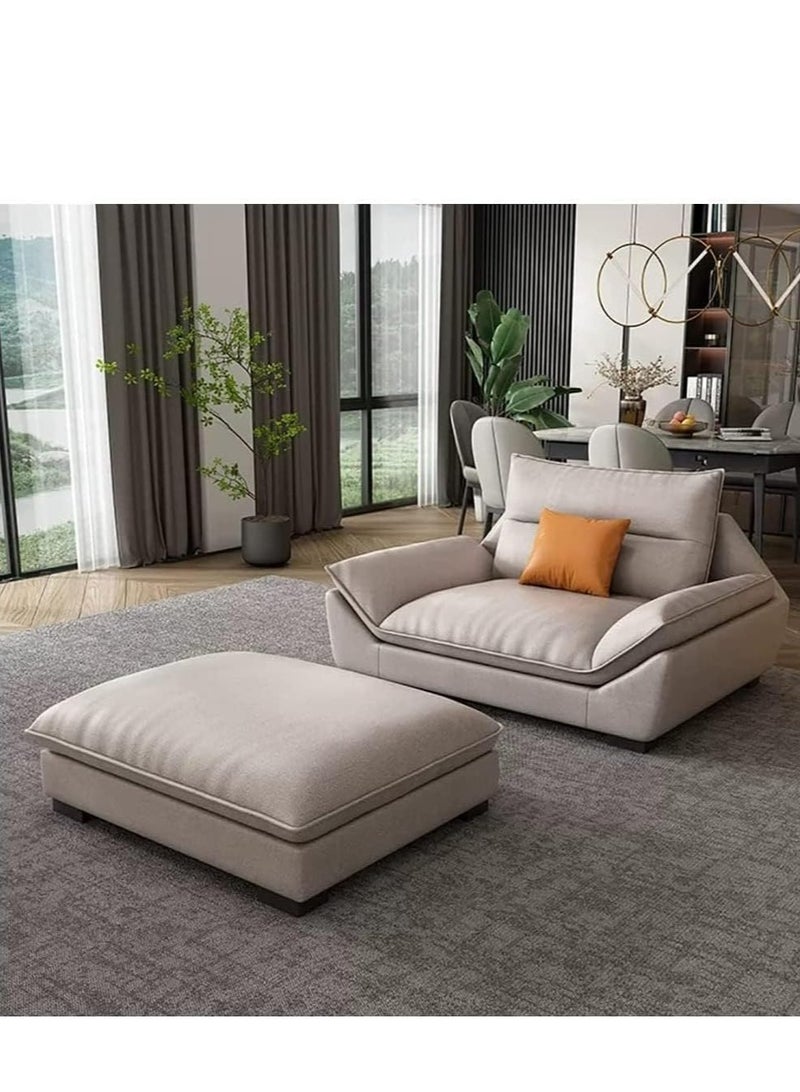 Comfynest Overstuffed multifunction Wooden frame furniture sofa living room set PU leather  - Image 3