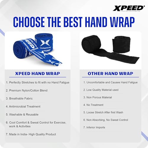 XpeeD Printed Nylon Hand Wrap Gloves | Hand Protection for Men & Women (Pack of 1 Pair) Multicolor (180" Mix Colour) - Image 3