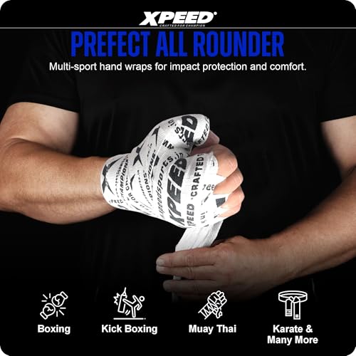 XpeeD Printed Nylon Hand Wrap Gloves | Hand Protection for Men & Women (Pack of 1 Pair) Multicolor (180" Mix Colour) - Image 4