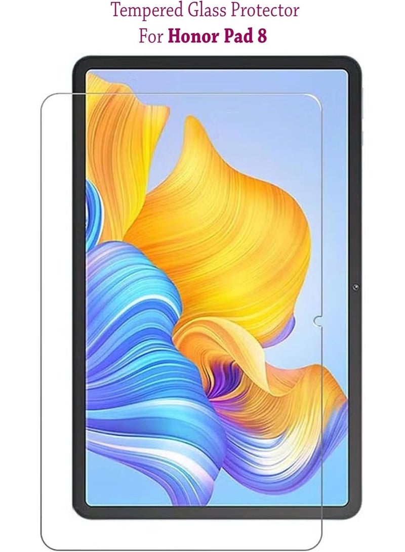 erorex Tempered Glass Screen Protector Compatible with Honor Pad 8 12.1 Inch Tablet HD Clear Scratch Resistant Bubble Free Easy Installation - Image 3