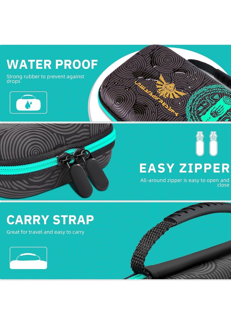 SYOSI Travel Case For Nintendo Switch/OLED Hard Switch Carrying Case with 10 Game Card Slots Compatible With Switch Controller Consoles And Accessories - Image 3