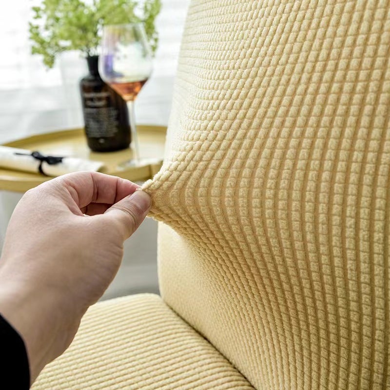 73Hours Thickened Polar Fleece Waterproof Chair Cover – Elastic All-Inclusive Rectangle Design - Image 4