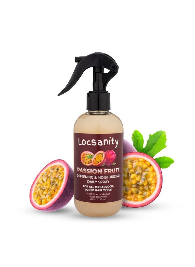 Locsanity Daily Moisturizing Spray Passion Fruit Hair Scalp Moisturizer Refreshening For Dreadlocks Sisterlock Microlock Controls Frizz Oilfree  - Image 1