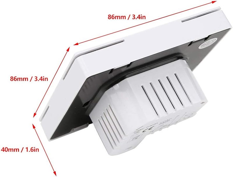Programmable Digital Thermostat Temperature Controller ABS Material with Memory and Sensor - Image 5