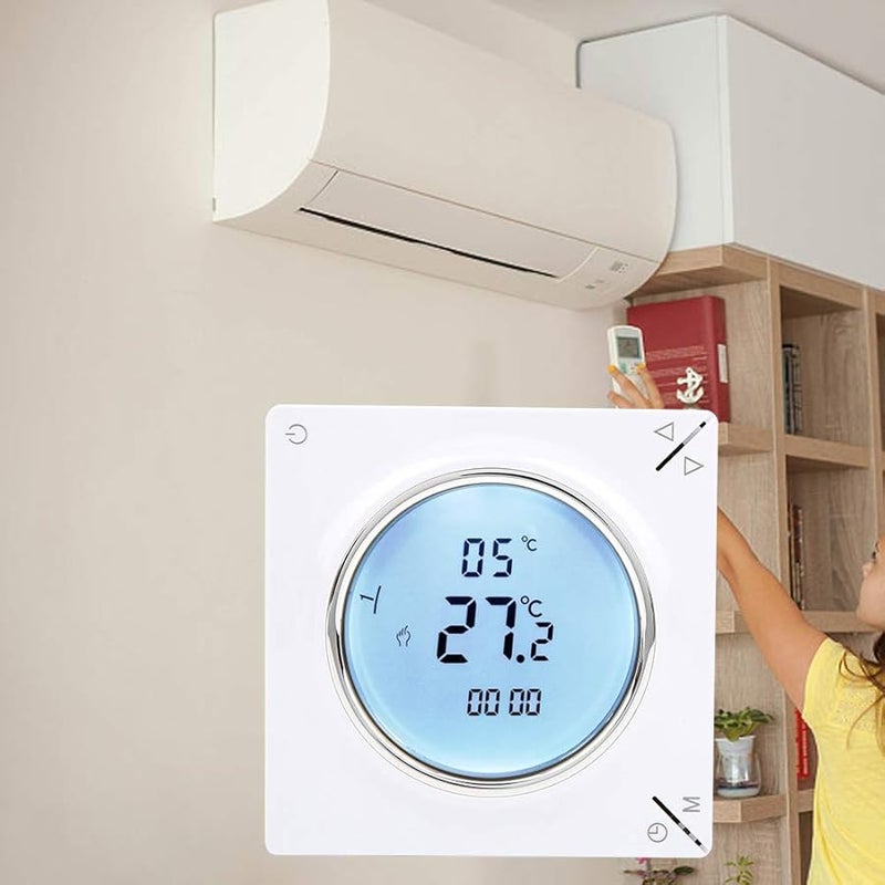 Programmable Digital Thermostat Temperature Controller ABS Material with Memory and Sensor - Image 3