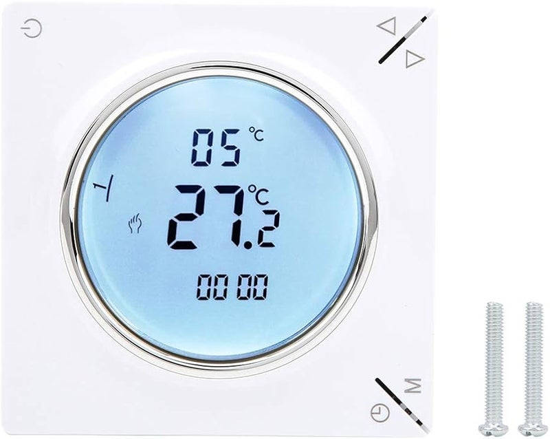 Programmable Digital Thermostat Temperature Controller ABS Material with Memory and Sensor - Image 1