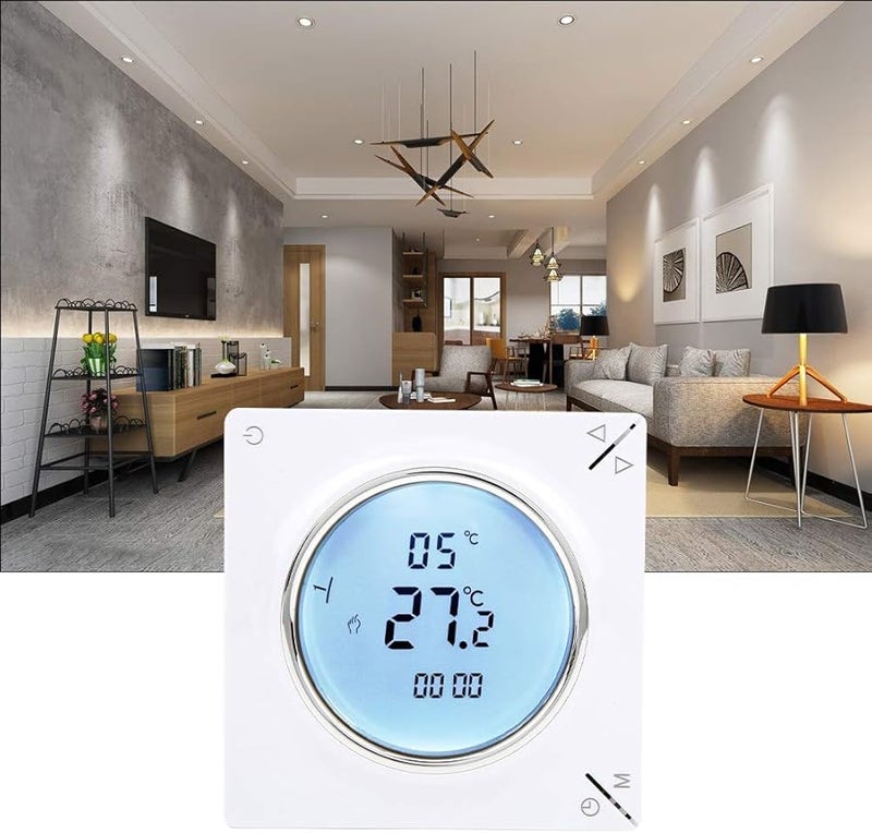Programmable Digital Thermostat Temperature Controller ABS Material with Memory and Sensor - Image 4