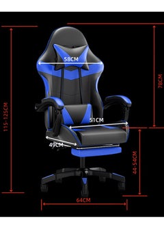VINNYSEN Gaming Chair Computer Chair Ergonomic High Back Gaming Chairs Reclining & Height Adjustable Computer Chair 360° Rotation with Neck and Lumbar Support  - Image 3