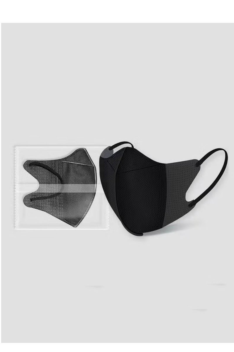 عبوة من 20 قناعًا للبالغين ثلاثي الأبعاد للاستخدام مرة واحدة، قناع واقٍ مريح قابل للتنفس بفلتر ثلاثي الطبقات، مثالي للاستخدام اليومي - Image 2