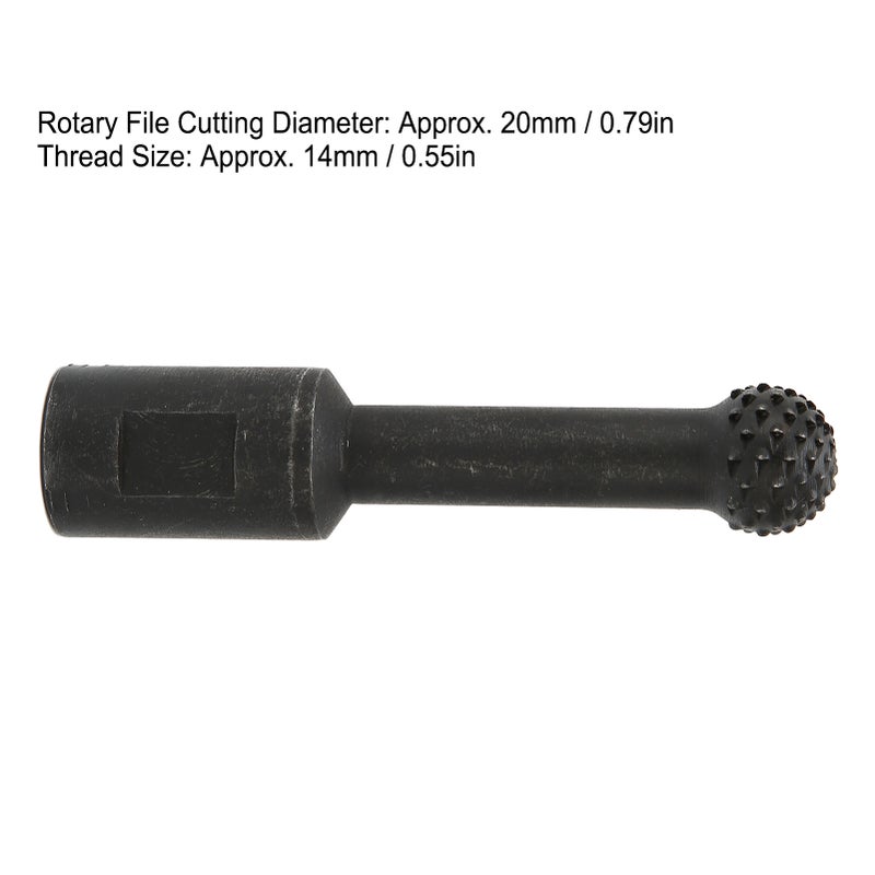 Sphere Rotary File Burr Wood Carving Polishing Drilling Bits Grinding Head for Angle Grinder20mm - Image 4