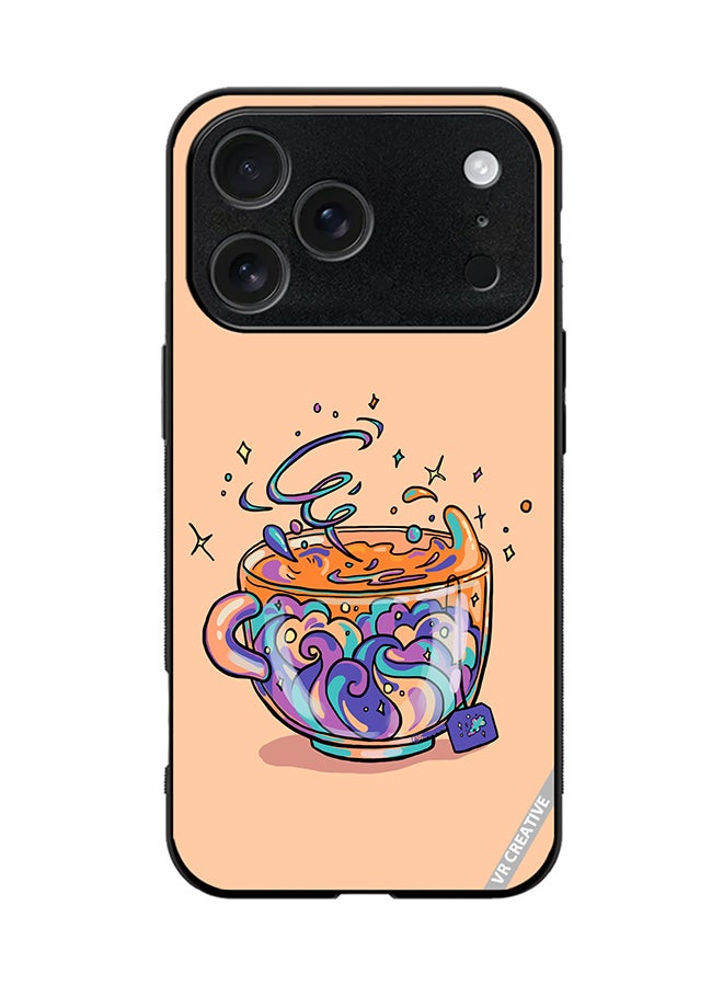 VR CREATIVE Protective Case Cover For Apple iPhone 17 Pro Tea Design Multicolour