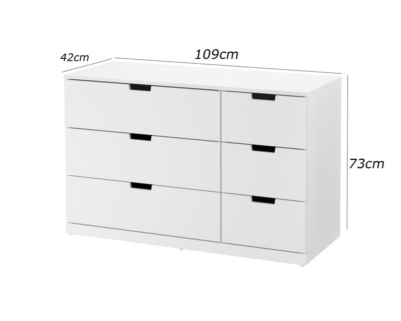 فرنتشر ستور وحدة ادراج مودرن ام دى اف - ارتفاع 73 سم - عرض 109 سم - عمق 42 سم ، من فرنتشر ستور. - Image 3