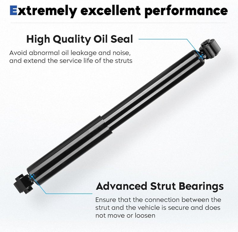 TadaAuto Rear Shock Absorber Struts Assembly for Jeep Liberty and Dodge Nitro, Set of 2 - Image 4