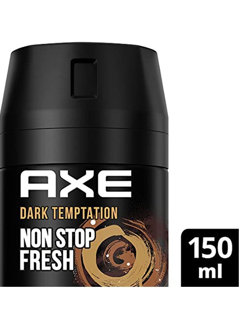 Axe Pack Of 12 Dark Temptation Deodorant Body Spray 12X150ml - Image 4