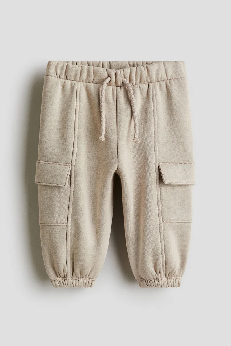 H&M Brushed-inside cargo joggers
