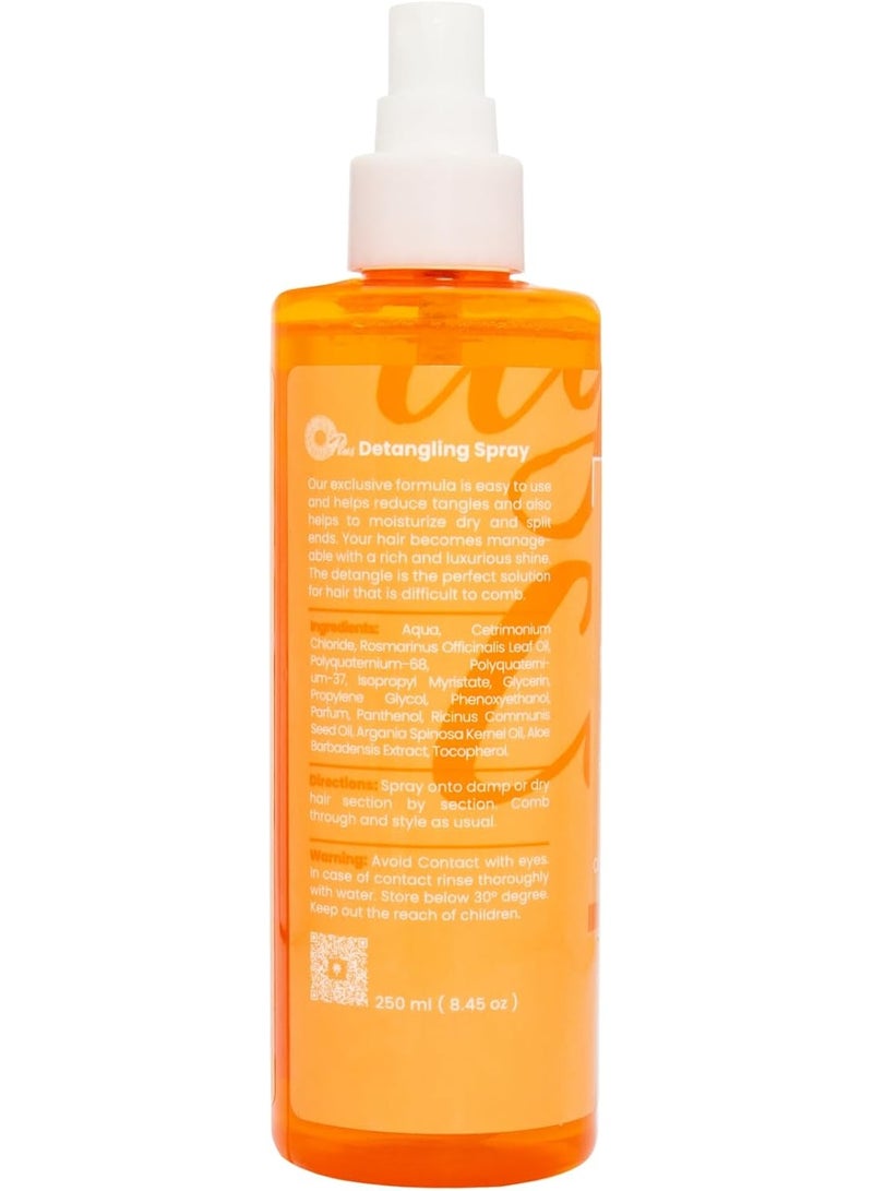 أوبلس بخاخ أوبلوس لفك تشابك الشعر المجعد والملفوف طبيعيًا - مضاد للتجعد، مرطب، يقلل التشابك، 250 مل - Image 3