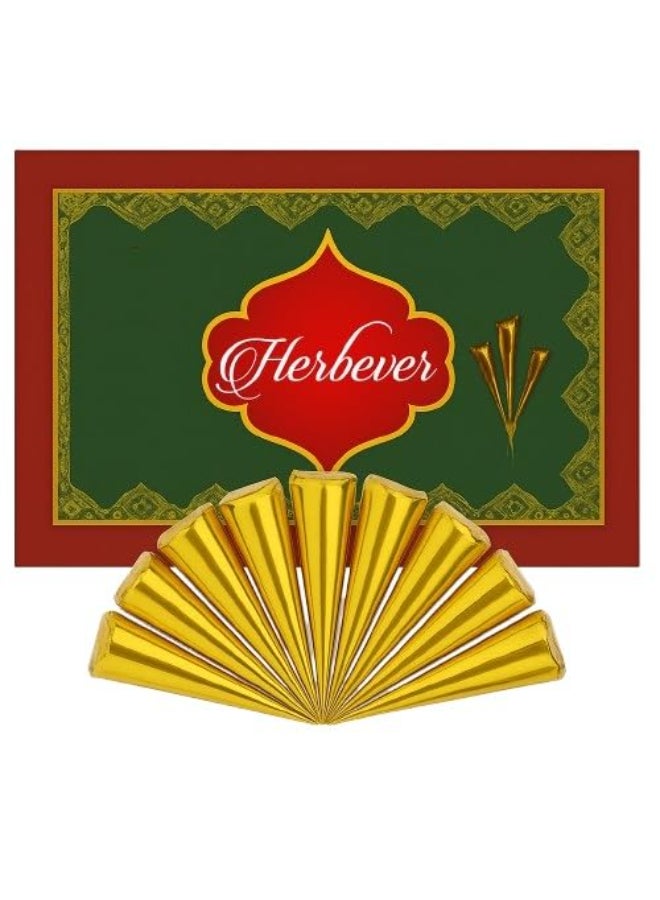 Herbever 12Pack Ready to Use Henna Hair Color Cones Reddish Brown Henna Paste Tubes for Spot Hair Coloring Root TouchUp LongLasting HennaBased Hair Color for Women - Image 4