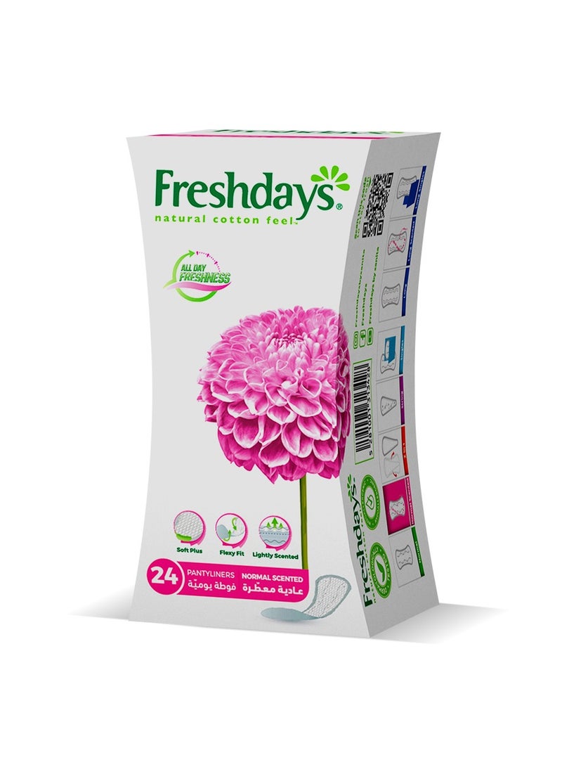 فريش دايز فوطة اليومية عادي معطر 24 قِطَع - Image 3