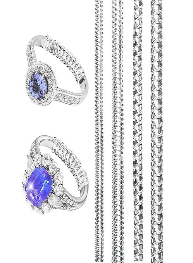 ARUP خاتم ARUP قابل للتعديل، أداة تعديل المقاس للخواتم الفضفاضة مقاومة للماء، ويمكنها أيضًا مسح الأوساخ والزيوت بسهولة، حتى لا تبقى الأوساخ على خاتمنا. - Image 1