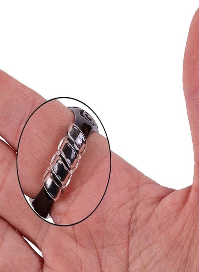 ARUP خاتم ARUP قابل للتعديل، أداة تعديل المقاس للخواتم الفضفاضة مقاومة للماء، ويمكنها أيضًا مسح الأوساخ والزيوت بسهولة، حتى لا تبقى الأوساخ على خاتمنا. - Image 4