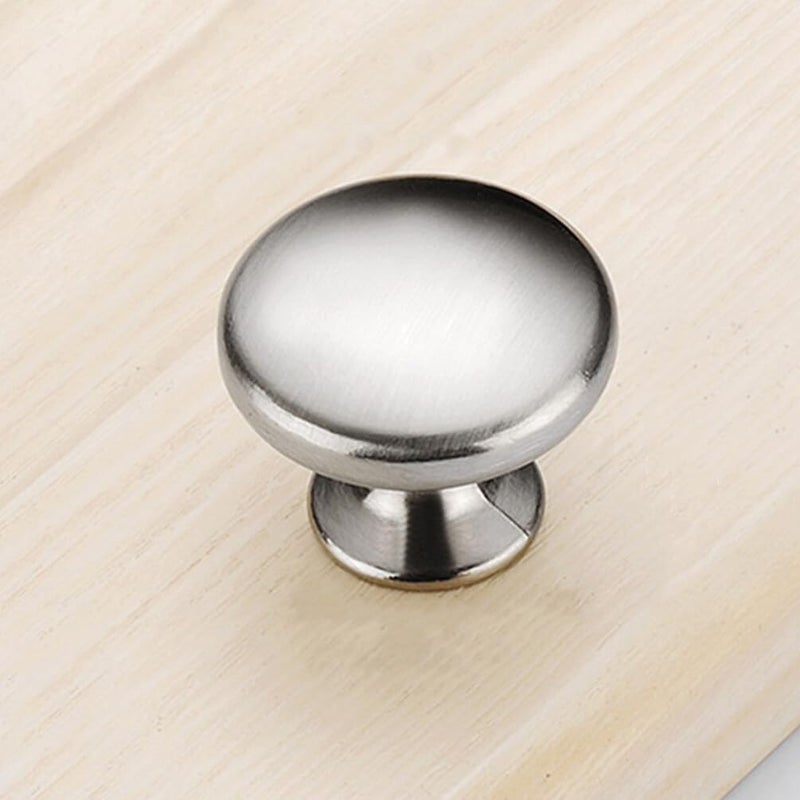 6Pcs Cabinet Handles Brushed Nickel Easy Install Single Door Pulls for Wardrobes Cabinets Furniture - Image 5
