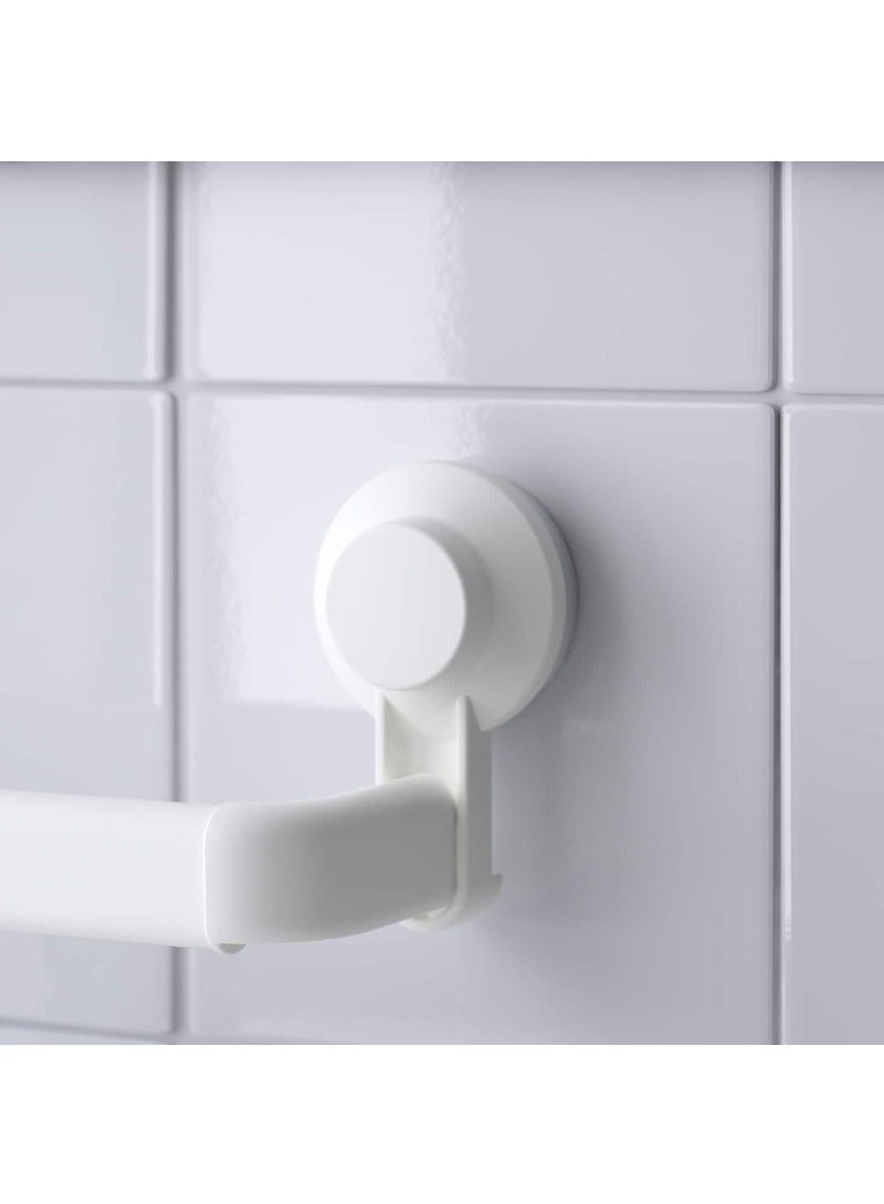 رف مناشف – بكوب شفط | أبيض | للتثبيت على الحائط - Image 2