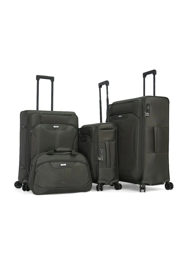 Victoria VICTORIA Soft Travel Luggage Set 4 pieces,Grey