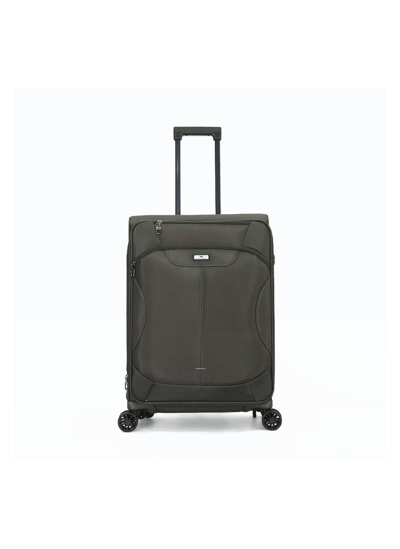 VICTORIA Soft Travel Luggage Set 4 pieces,Grey