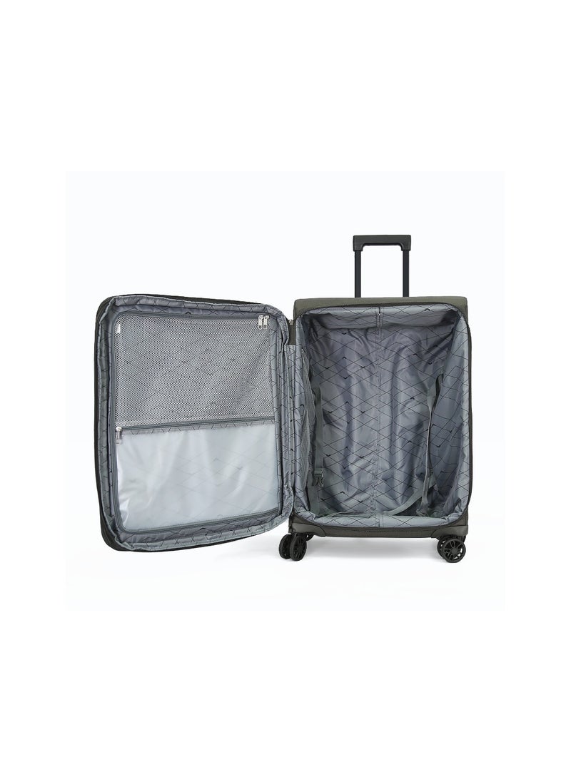 VICTORIA Soft Travel Luggage Set 4 pieces,Grey