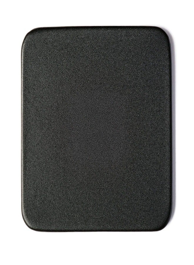 DACASSO Classic Leatherette Coaster Set - Luxury Black Leatherette Square Coasters with a Holder - Office Accessories & Executive Desk Decor - (Classic Black) - Image 5